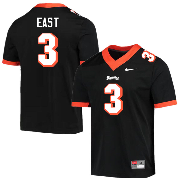 Men #3 Jamai East Oregon State Beavers College Football Jerseys Stitched-Throwback